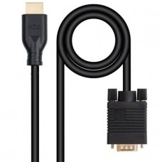 Nanocable Cable Conversor VGA a HDMI M-M 1,8 m