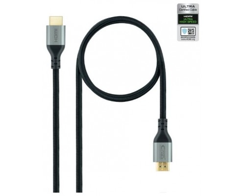 CABLE HDMI V2.1 ULTRA HIGH SPEED TIPO A/M-A/M NEGRO 3 M NANOCABLE