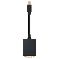 CABLE CONVERSOR MINI DISPLAYPORT A SVGA MINI DP/M-SVGA/H 0.15M NEGRO NANOCABLE