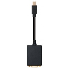 CABLE CONVERSOR MINI DISPLAYPORT A SVGA MINI DP/M-SVGA/H 0.15M NEGRO NANOCABLE