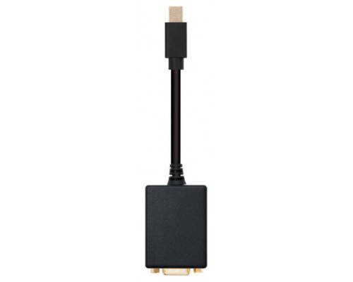 CABLE CONVERSOR MINI DISPLAYPORT A SVGA MINI DP/M-SVGA/H 0.15M NEGRO NANOCABLE