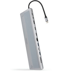 HUB 12 PUERTOS USB-C A 3xUSB-A/USB-C/USB-C PD/2xHDMI/DP/RJ45/... 18 CM NANOCABLE-AA22 HUB 12 PUERTOS USB-C A 3xUSB-A/USB-C/USB-C PD/2xHDMI/DP/RJ45/... 18 CM NANOCABLE