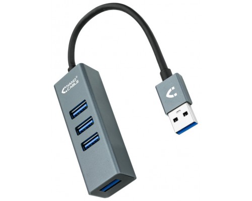 HUB 4 PUERTOS USB 3.0 10 CM NANOCABLE