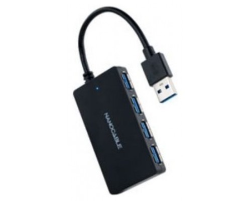 HUB 4 PUERTOS USB 3.0 15 CM NANOCABLE