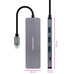 Nanocable HUB USB-C a 3xUSB 3.0/H+1xUSB-C/H-IA3 Nanocable HUB USB-C a 3xUSB 3.0/H+1xUSB-C/H