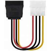 Nanocable Cable SATA, Molex M-SATA/H, 16cm