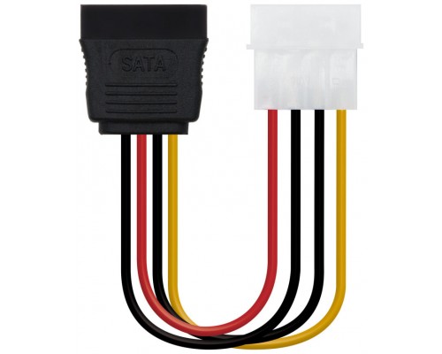 Nanocable Cable SATA, Molex M-SATA/H, 16cm