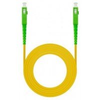 CABLE DE FIBRA OPTICA SC/APC A SC/APC SIMPLEX LSZH 100 M AMARILLO NANOCABLE