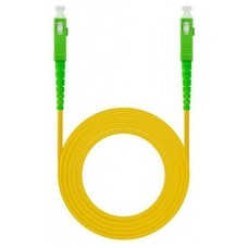 CABLE DE FIBRA OPTICA SC/APC A SC/APC SIMPLEX LSZH 100 M AMARILLO NANOCABLE