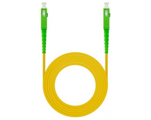 Nanocable Cable fibra SC/APC LSZH Amarillo 1m