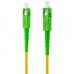 Nanocable Cable fibra SC/APC LSZH Amarillo 1m