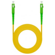 CABLE DE FIBRA OPTICA SC/APC A SC/APC SIMPLEX LSZH 3 M AMARILLO NANOCABLE