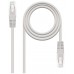 CABLE DE RED LATIGUILLO RJ45 CAT.5E UTP AWG24 25 CM GRIS NANOCABLE