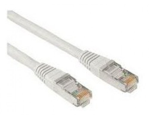 CABLE DE RED LATIGUILLO RJ45 CAT.5E UTP AWG24 1M BLANCO NANOCABLE