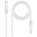 CABLE DE RED LATIGUILLO RJ45 CAT.5E UTP AW24 5 M BLANCO NANOCABLE