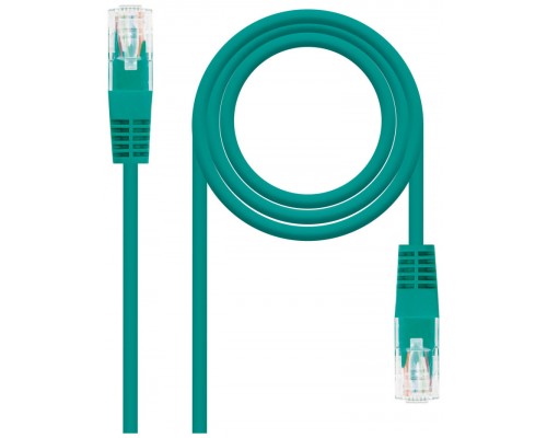 Nanocable Latiguillo RJ45 Cat. 6 UTP 0.5 M Verde