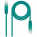 Nanocable Latiguillo RJ45 Cat. 6 UTP 0.5 M Verde