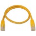 CABLE DE RED LATIGUILLO RJ45 UTP CAT6 AWG24 0.5 M AMARILLO NANOCABLE