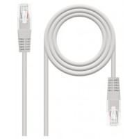 CABLE DE RED LATIGUILLO RJ45 UTP CAT6 AWG24 1.5 M GRIS NANOCABLE