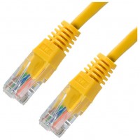 CABLE RED LATIGUILLO RJ45 CAT.6 UTP AWG24,1M YELLOW NANOCABLE