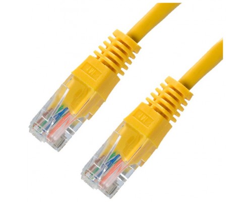 CABLE RED LATIGUILLO RJ45 CAT.6 UTP AWG24,1M YELLOW NANOCABLE