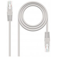 CABLE RED LATIGUILLO RJ45 CAT.6 UTP AWG24,1M GRIS NANOCABLE