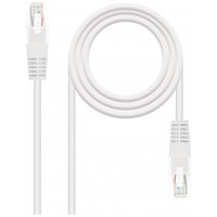 CABLE DE RED LATIGUILLO RJ45 UTP CAT6 AWG24 3 M BLANCO NANOCABLE