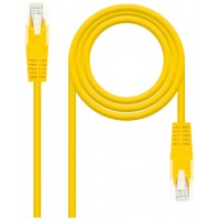 CABLE RED LATIGUILLO RJ45 CAT.6 UTP AWG24,3M AMARILLO NANOCABLE