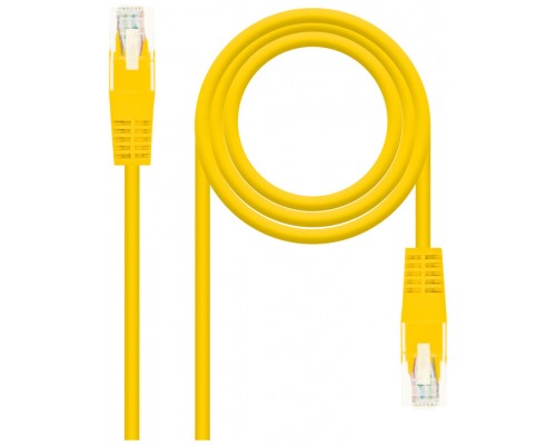 CABLE RED LATIGUILLO RJ45 CAT.6 UTP AWG24,3M AMARILLO NANOCABLE