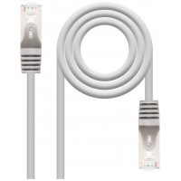 CABLE DE RED LATIGUILLO RJ45 FTP CAT6 AWG24 1 M GRIS NANOCABLE