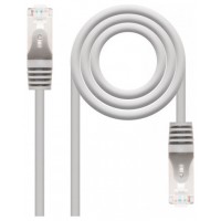 CABLE DE RED LATIGUILLO RJ45 FTP CAT6 AWG24 5 M GRIS NANOCABLE