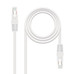 CABLE DE RED LATIGUILLO RJ45 UTP CAT6 AWG24 LSZH 1 M GRIS NANOCABLE