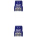 CABLE DE RED LATIGUILLO RJ45 UTP CAT6A AWG24 0.5 M AZUL NANOCABLE