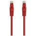 CABLE DE RED LATIGUILLO RJ45 UTP CAT6A AWG24 LSZH 0.30 M ROJO NANOCABLE