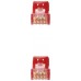 CABLE DE RED LATIGUILLO RJ45 UTP CAT6A AWG24 LSZH 0.30 M ROJO NANOCABLE