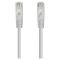 CABLE RED LATIGUILLO RJ45 CAT.6A LSZH UTP AWG24, 0.5M GRIS NANOCABLE