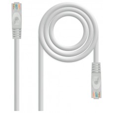 CABLE DE RED LATIGUILLO RJ45 UTP CAT6A AWG24 LSZH 1.5 M GRIS NANOCABLE