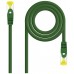 CABLE DE RED LATIGUILLO RJ45 SFTP CAT6A AWG26 0.25 M VERDE NANOCABLE