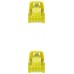 CABLE DE RED LATIGUILLO RJ45 SFTP CAT6A AWG26 0.25 M AMARILLO NANOCABLE