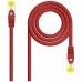 CABLE RED LATIGUILLO RJ45 CAT.6A LSZH SFTP AWG26, 0.30M ROJO NANOCABLE