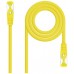 CABLE RED LATIGUILLO RJ45 CAT.6A LSZH SFTP AWG26, 0.30M AMARILLO NANOCABLE