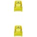 CABLE DE RED LATIGUILLO RJ45 SFTP CAT6A AWG26 1 M AMARILLO NANOCABLE