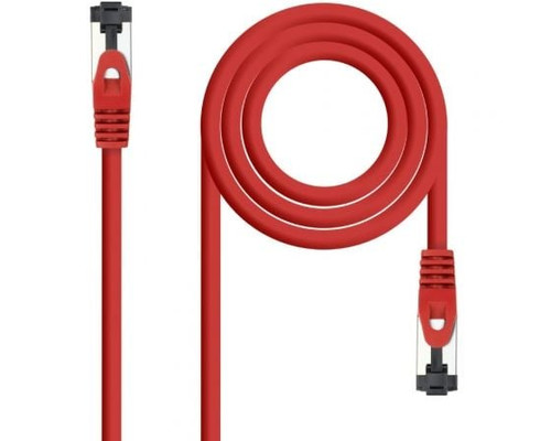 CABLE DE RED LATIGUILLO SSTP CAT8.1 AWG26 0.25 M ROJO NANOCABLE-AA1 CABLE DE RED LATIGUILLO SSTP CAT8.1 AWG26 0.25 M ROJO NANOCABLE
