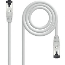 CABLE DE RED LATIGUILLO SSTP CAT8.1 AWG26 0.25 M GRIS NANOCABLE