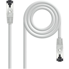 CABLE DE RED LATIGUILLO SSTP CAT8.1 AWG26 0.30 M GRIS NANOCABLE