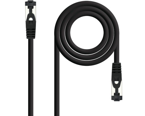 Nanocable Cable red Cat. 8.1 2GHZ SSTP Negro 1m-IA1 Nanocable Cable red Cat. 8.1 2GHZ SSTP Negro 1m