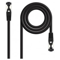 Nanocable Cable red Cat. 8.1 2GHZ SSTP Negro 2m