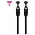 CABLE DE RED LATIGUILLO SSTP CAT8.1 AWG26 2 M NEGRO NANOCABLE