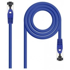 CABLE DE RED LATIGUILLO SSTP CAT8.1 AWG26 2 M AZUL NANOCABLE