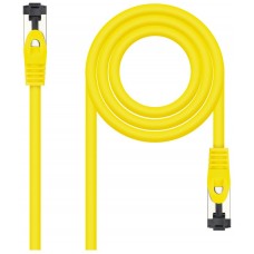 CABLE DE RED LATIGUILLO SSTP CAT8.1 AWG26 2 M AMARILLO NANOCABLE
